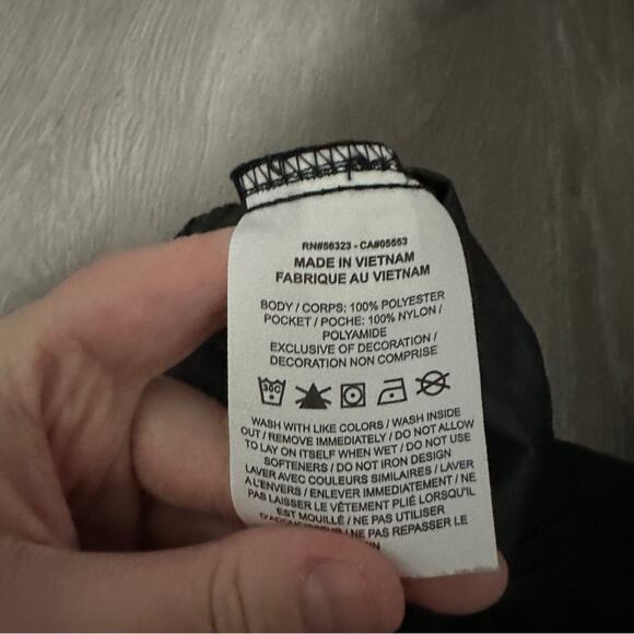 Nike Tech Pack Woven Belted Black & White Swoosh Jogger Pants‎ Size S - Picture 7 of 12